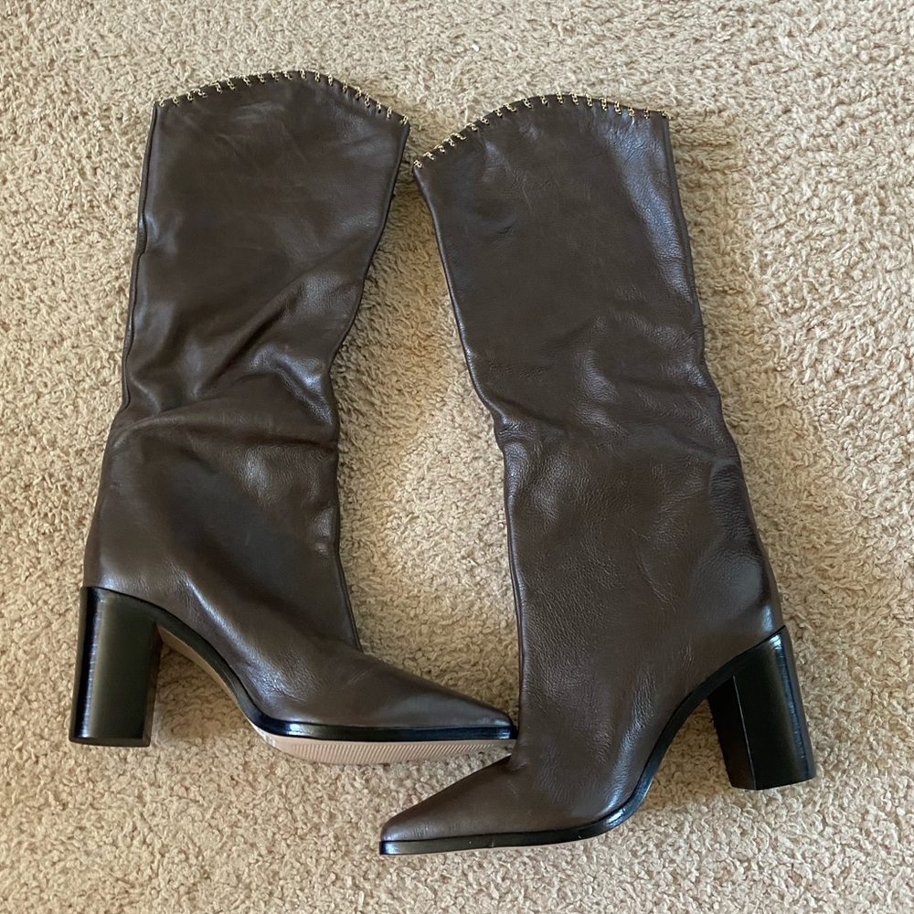 Schutz Valy Boots in brown